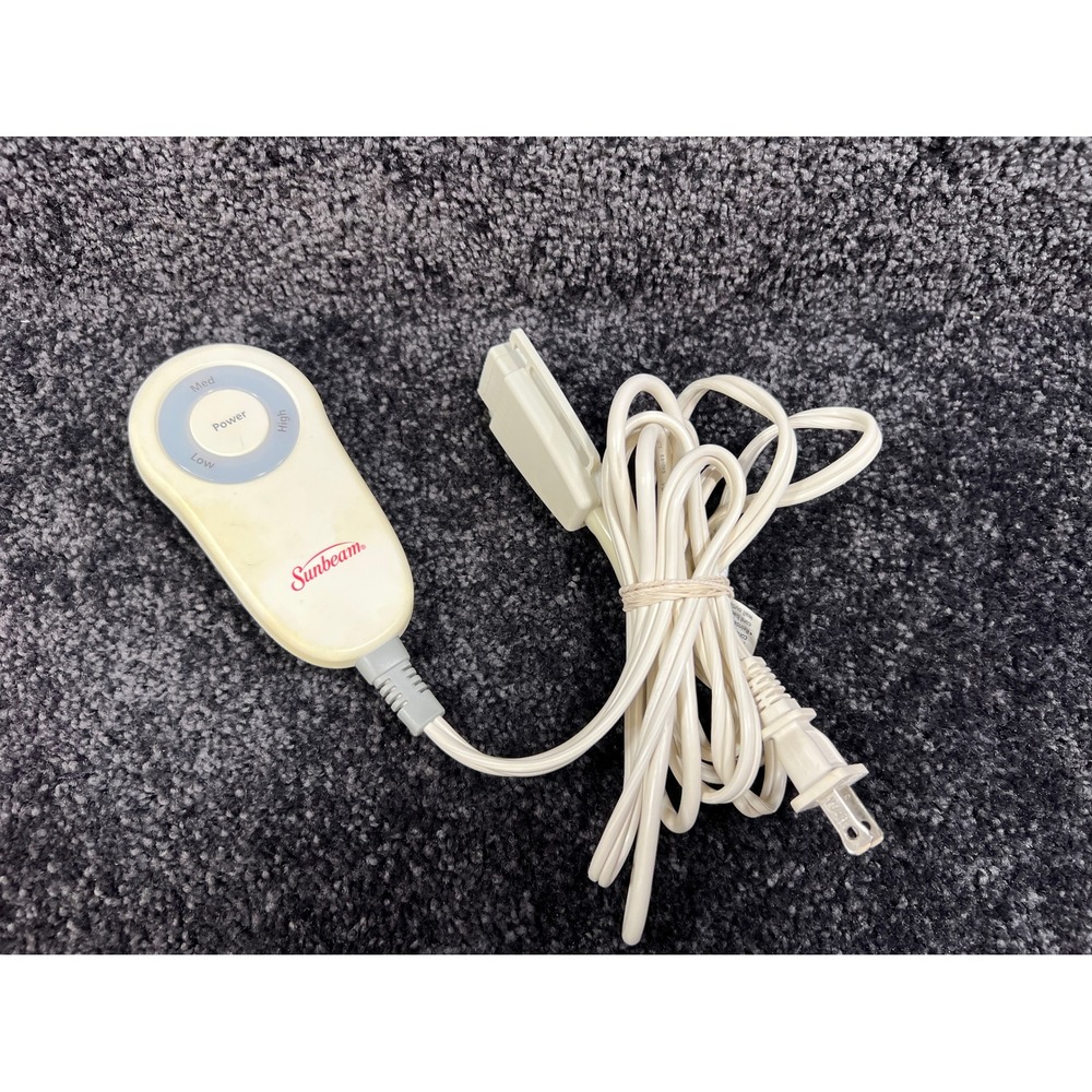Sunbeam M85P Electric Heating Pad Controller 3 Settings 110-120V 180W